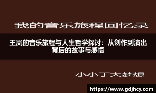 王岚的音乐旅程与人生哲学探讨：从创作到演出背后的故事与感悟